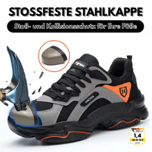 Lade das Bild in den Galerie-Viewer, SafeSneak Comfort+ ergonomischer Sicherheitsschuh mit anatomisch geformter Sohle - Zertifiziert nach EN ISO 20345