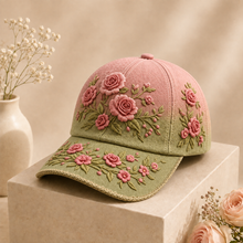 Carica l'immagine nel visualizzatore di Gallery, BlütenCharme – Elegante 3D-Blumen-Kappe