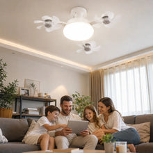 Lade das Bild in den Galerie-Viewer, FreiKlima Pro Klimaventilator 2in1 – 4-Flügel einklappbarer Deckenventilator mit Kühlfunktion, Licht & Fernbedienung