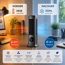 Lade das Bild in den Galerie-Viewer, KlimaX™ Klimaanlage - das Original Mobiler Klimakühler – Keine Installation erforderlich | Kühlt per Knopfdruck