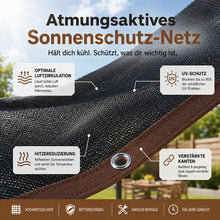 Lade das Bild in den Galerie-Viewer, SonnenSchutz Pro – Premium Sonnenschutz-Netz für Terrasse & Garten