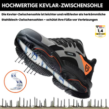 Lade das Bild in den Galerie-Viewer, SafeSneak Comfort+ ergonomischer Sicherheitsschuh mit anatomisch geformter Sohle - Zertifiziert nach EN ISO 20345
