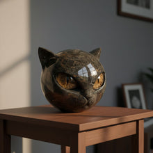 Lade das Bild in den Galerie-Viewer, Steinskulptur Katze
