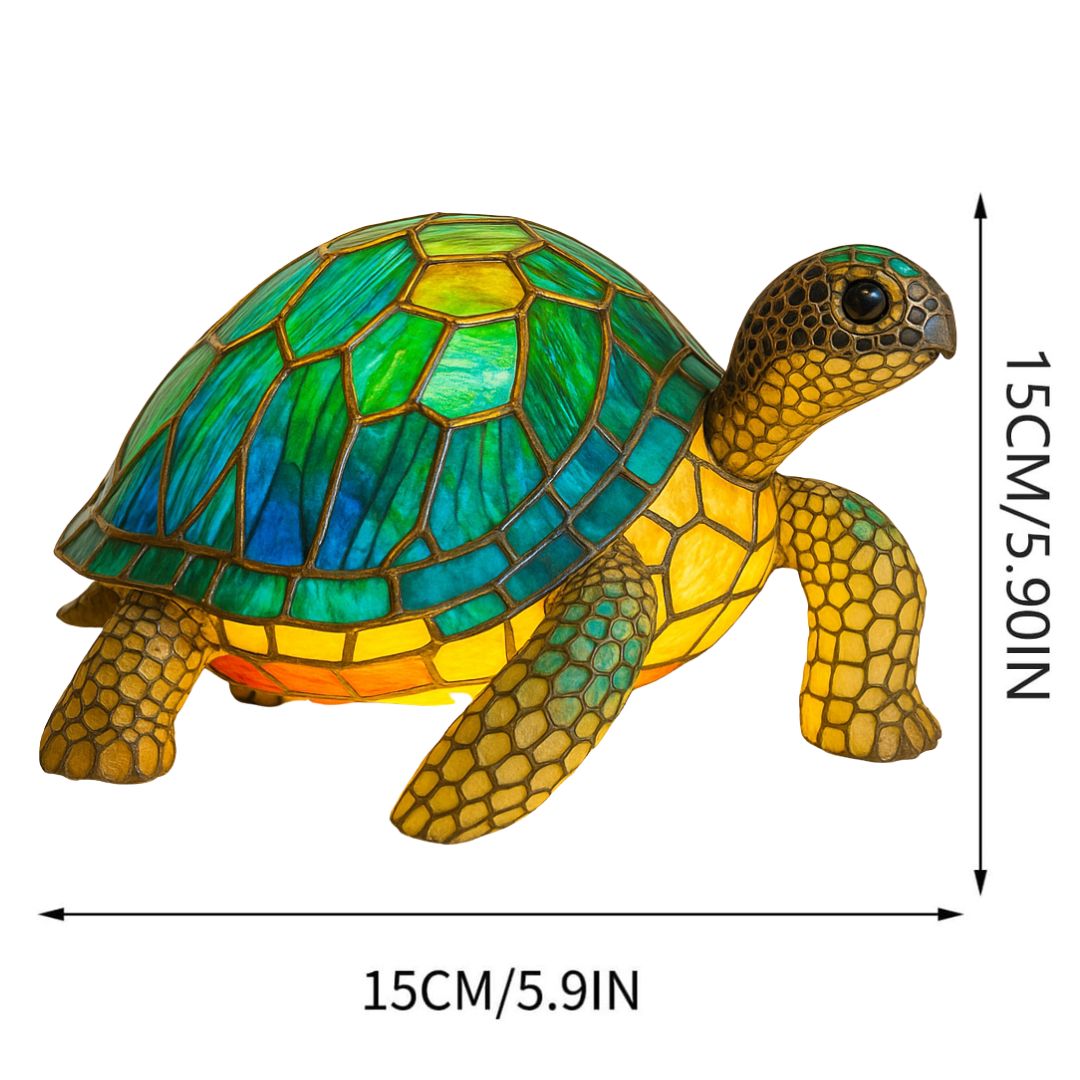 LeuchtSchildkröte - lampada fatta a mano che fa brillare i cuori