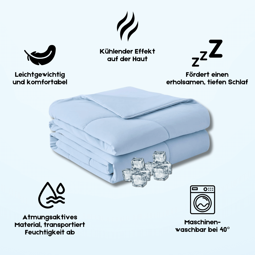 KühlTraum Coperta rinfrescante – Dormire senza sudare Dimensioni 150×200 cm