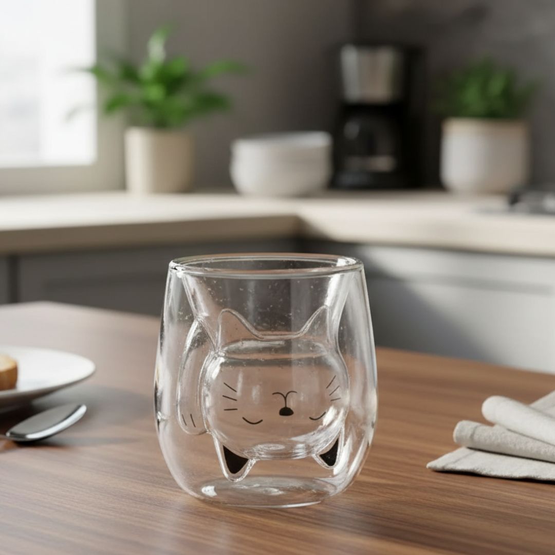Tazza MiauGlas - Delicata sulle mani, elegante, per amanti dei gatti