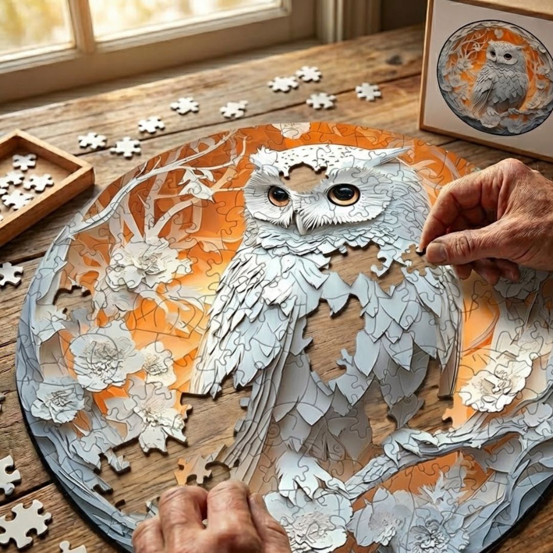 EulenGlück Puzzle - Puzzle für ruhige, kreative Stunden