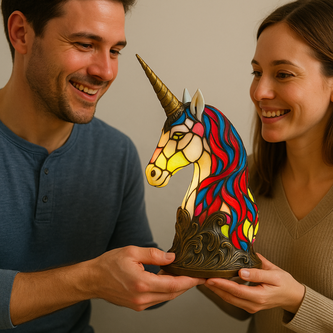 LeuchtUnicorno - lampada fatta a mano che illumina i cuori