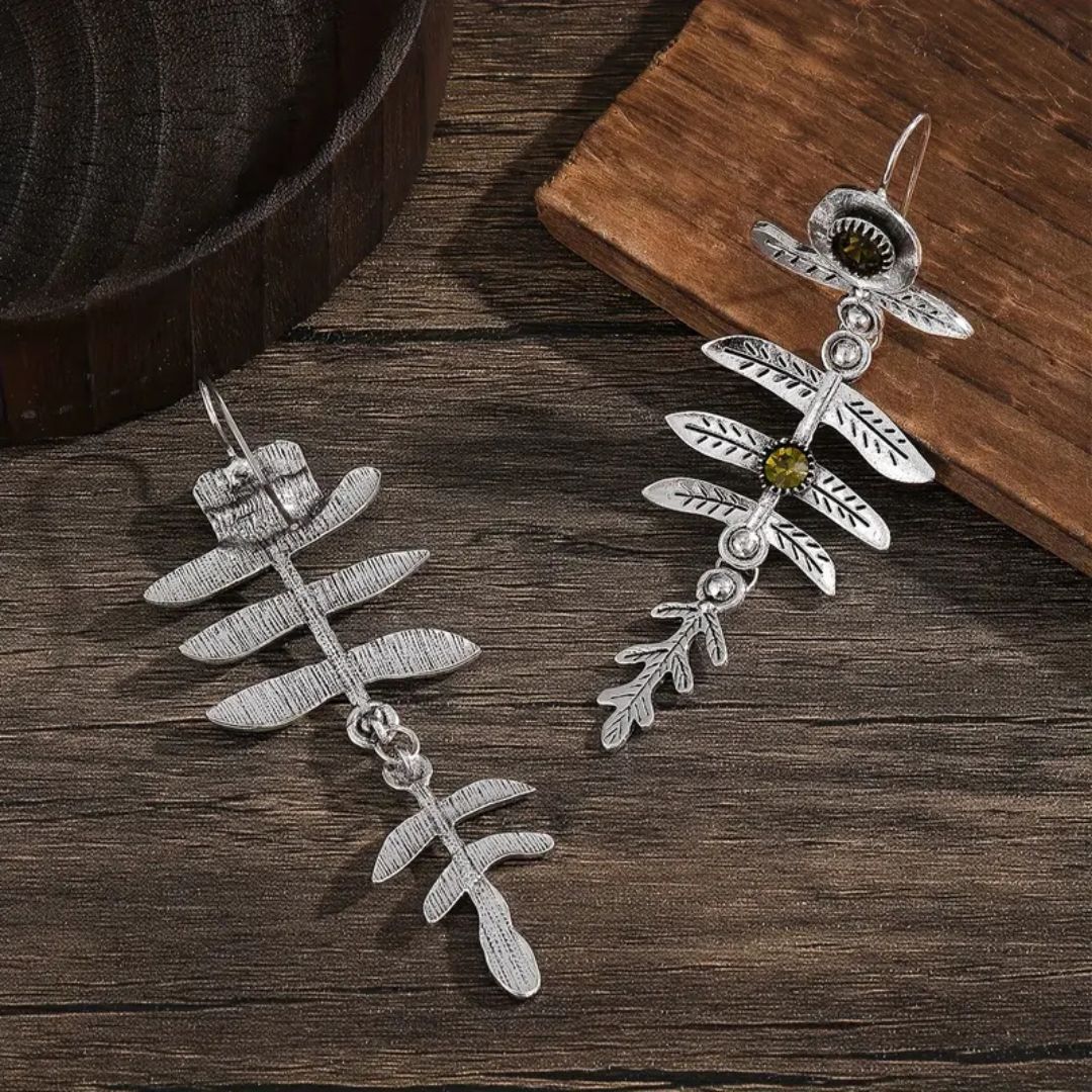 Orecchini vintage in natura – Brillo d'argento