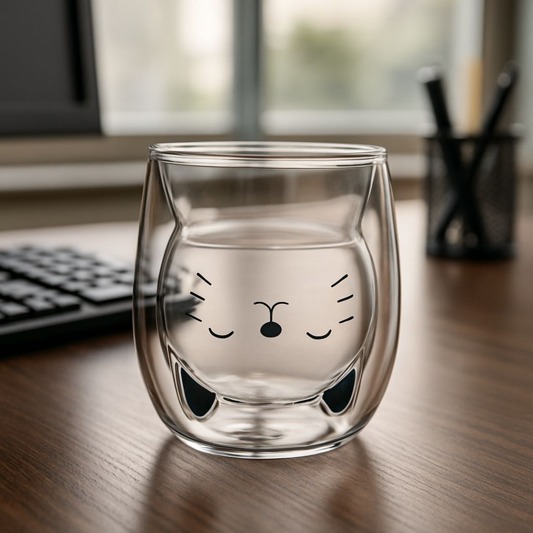 Tazza MiauGlas - Delicata sulle mani, elegante, per amanti dei gatti