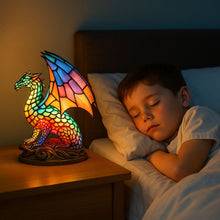 Lade das Bild in den Galerie-Viewer, LeuchtDrache - handgefertigte Lampe, die Herzen erstrahlen lässt
