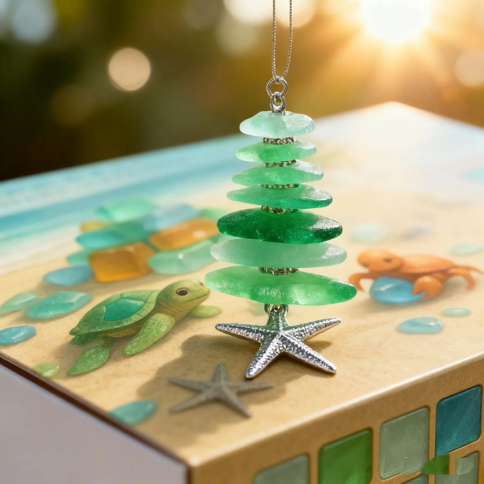 Calendario dell'Avvento magico con vetro di mare – Ogni giorno un vero tesoro ritrovato