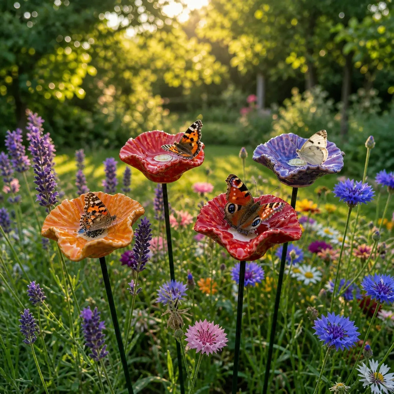 Schmetterlingsblüten Keramik-Tränken