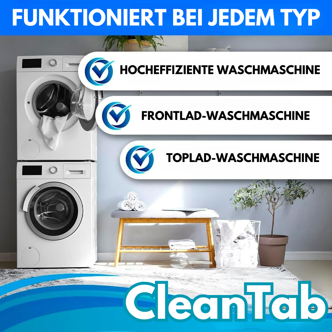 CleanTab - Disinfetta la tua lavatrice senza fatica