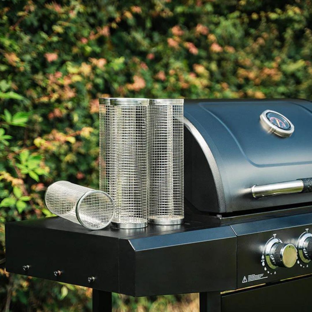 Cesto da griglia in acciaio inox per una grigliata perfetta