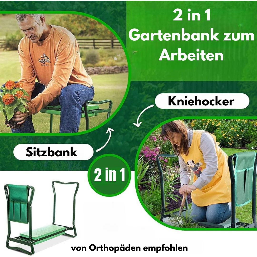 Ginocchiera da giardinaggio - Panchina multifunzione