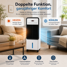 Lade das Bild in den Galerie-Viewer, FreiKlima Max - Mobile Allround-Klimaanlage – Kühlt im Sommer, Heizt im Winter | Ohne Installation
