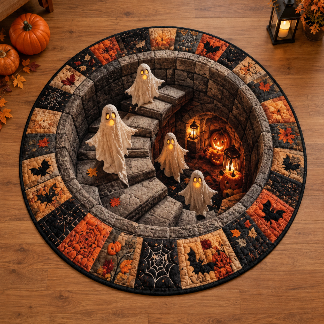 GruselVortex 3D – der täuschend echte Halloween-Illusionsteppich