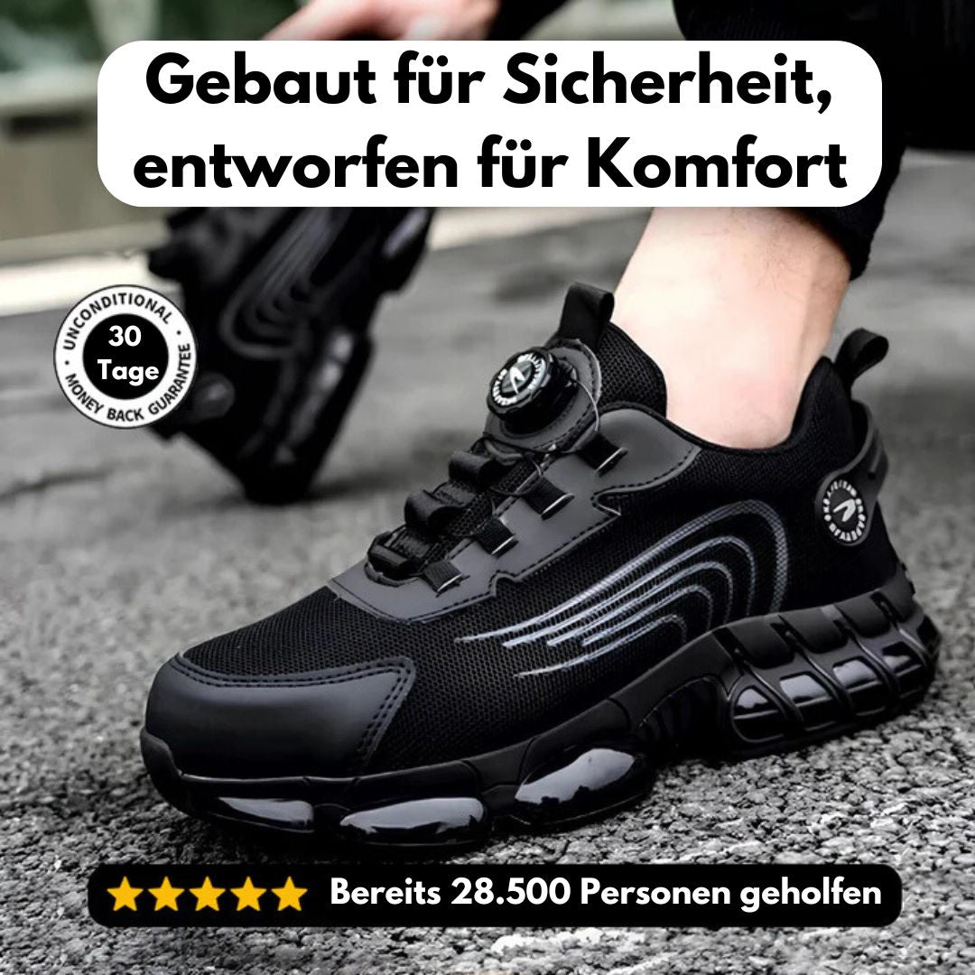 SafeStep - ergonomischer Sicherheitsschuh mit anatomisch geformter Sohle - Zertifiziert nach EN ISO 20345