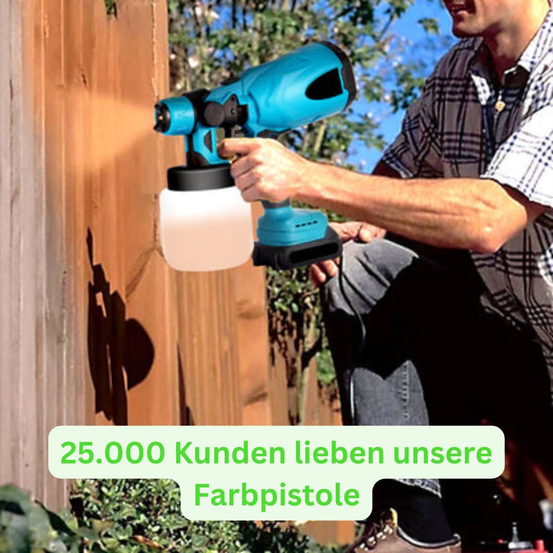 PaintMax - Spruzzatore di vernice senza fili ad alta pressione per una verniciatura rapida, efficiente e uniforme