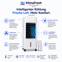 Carica l'immagine nel visualizzatore di Gallery, KlimaFresh – Mobiler Luftkühler – Keine Installation erforderlich | Kühlt bis zu 50 m²
