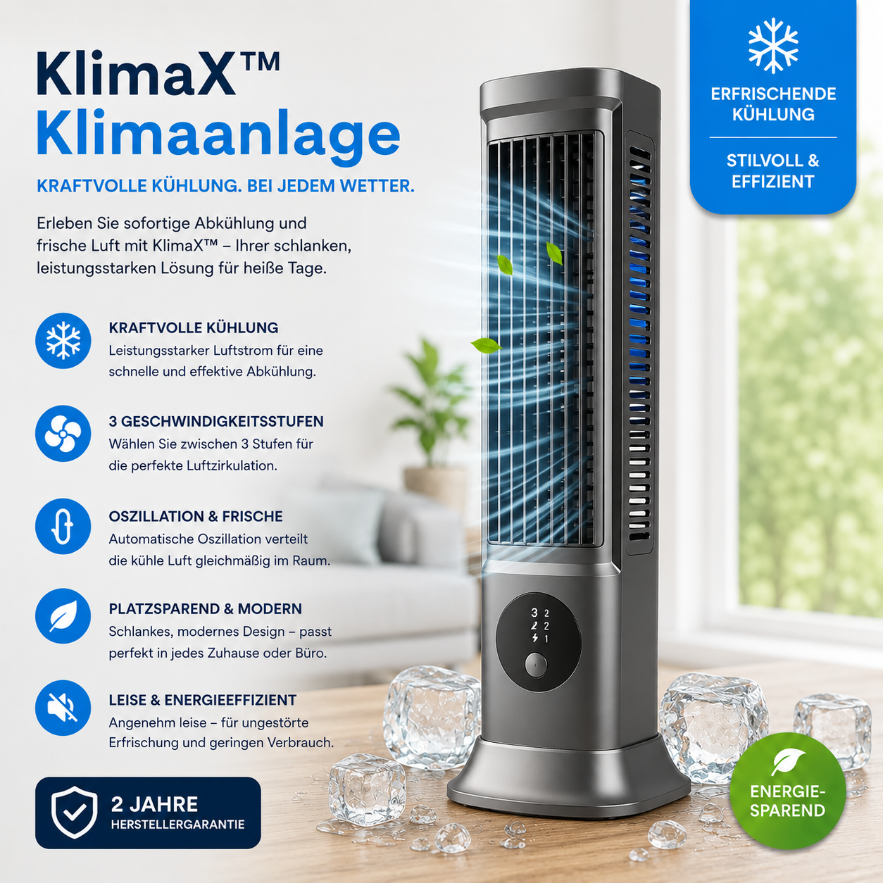 Climatizzatore KlimaX™ - l'originale visto in TV