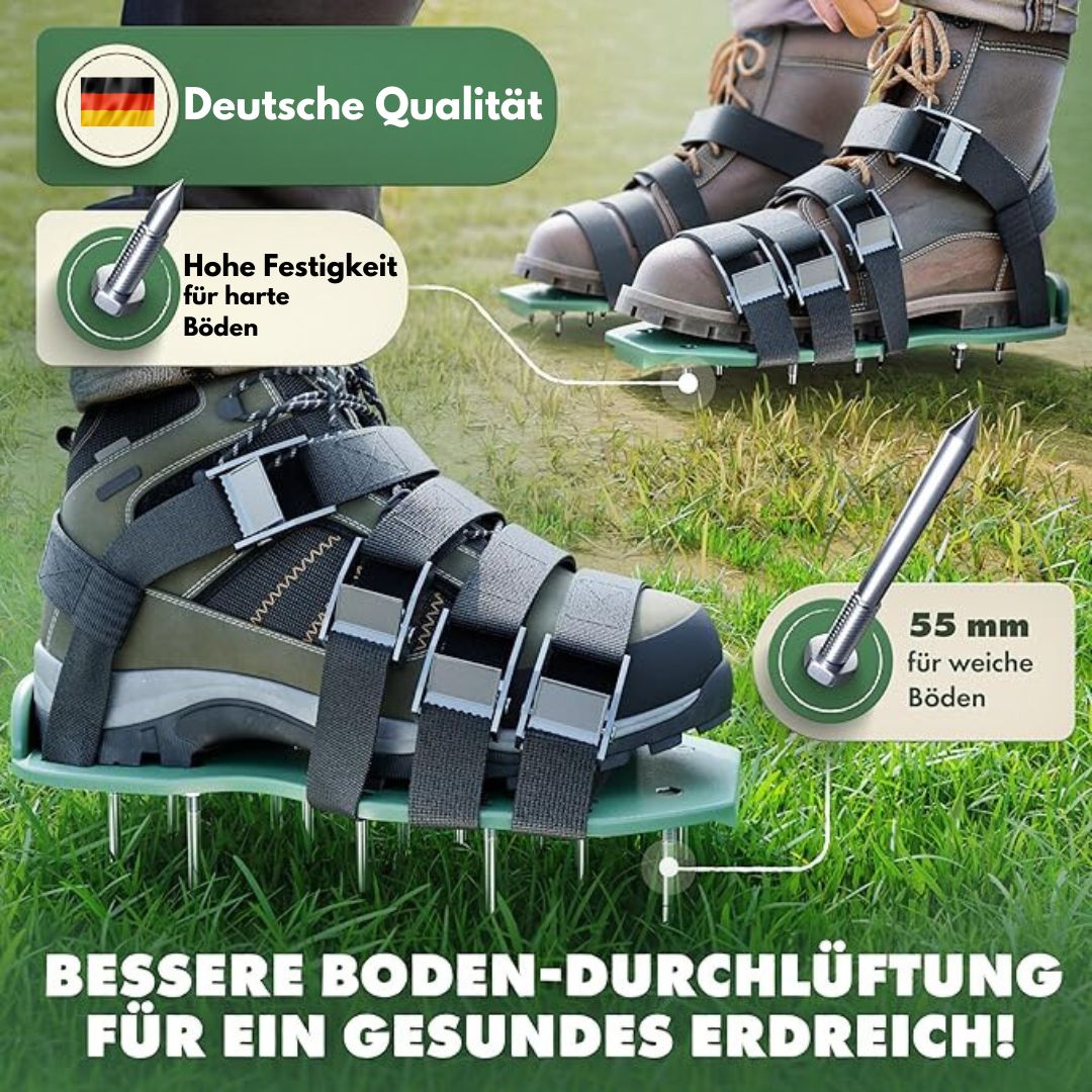Airflow - Rasen Belüftungsschuhe zum Aerifizieren (1x Paar)