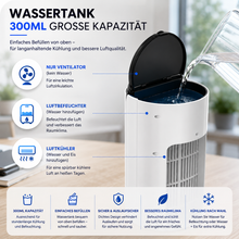Lade das Bild in den Galerie-Viewer, NanoChill Pro - Mobiler Klimakühler – Keine Installation erforderlich | Kühlt per Knopfdruck
