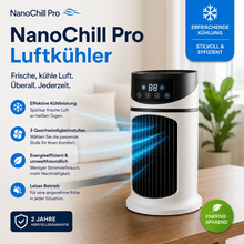 Lade das Bild in den Galerie-Viewer, NanoChill Pro - Mobiler Klimakühler – Keine Installation erforderlich | Kühlt per Knopfdruck
