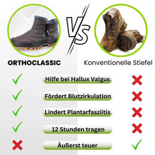 Lade das Bild in den Galerie-Viewer, OrthoClassic - ergonomische und wasserdichte Komfortschuhe mit anatomisch geformter Sohle
