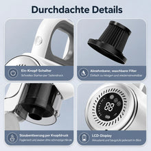 Lade das Bild in den Galerie-Viewer, ReinKraft Pro –  Kabelloser 2-in-1 Premium-Akku-Staubsauger starker Zyklon-Saugkraft
