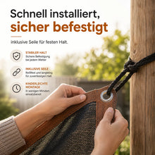 Lade das Bild in den Galerie-Viewer, SonnenSchutz Pro – Premium Sonnenschutz-Netz für Terrasse &amp; Garten
