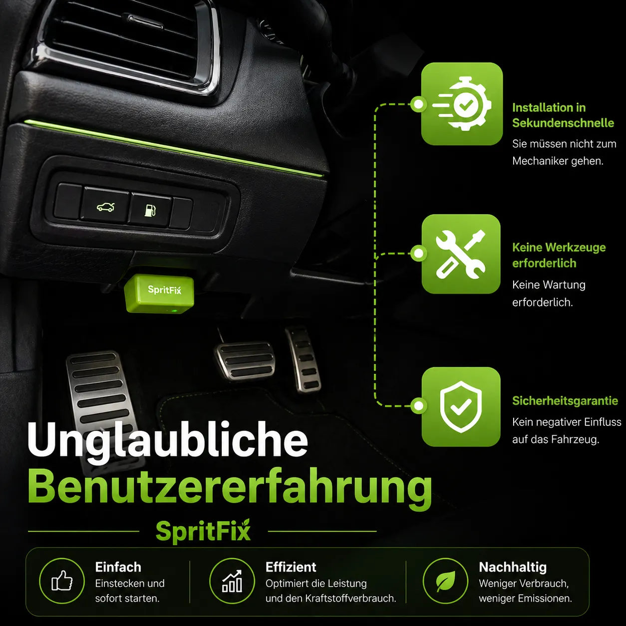 SpritFix - Riduce il consumo di carburante di ogni auto fino al 50%