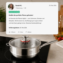 Carica l'immagine nel visualizzatore di Gallery, Tegame multiuso Titan con inserto vapore (28 cm)
