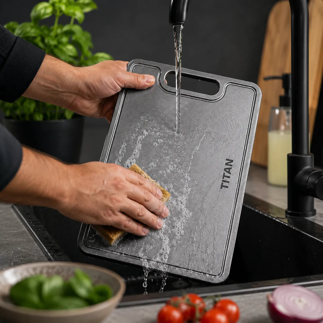 TitanPure Pro — Tagliere in titanio