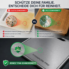Carica l'immagine nel visualizzatore di Gallery, TitanPure Pro — Tagliere in titanio
