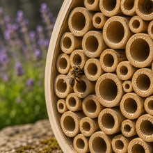 Carica l'immagine nel visualizzatore di Gallery, Hotel per api selvatiche – Intrecciato a mano in bambù e legno duro
