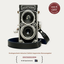 Lade das Bild in den Galerie-Viewer, Lichtwerk RetroCam TLR – Vintage Digitalkamera mit Filmlook
