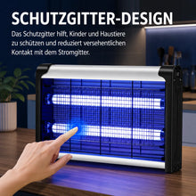 Lade das Bild in den Galerie-Viewer, UV-Insektenvernichter – Elektrische Fliegen, Gelsen, Motten, Kakerlaken- &amp; Mückenfalle für Innen und Außen - 30–170 m²
