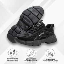 Carica l'immagine nel visualizzatore di Gallery, PowerSteel - Scarpe di sicurezza ergonomiche, antiscivolo e che alleviano lo sforzo - Certificate secondo EN ISO 20345
