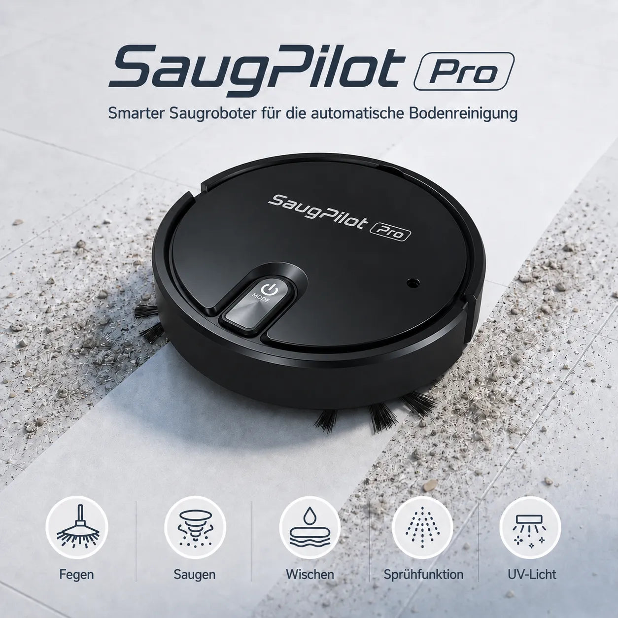 SaugPilot Pro – der kompakte Bodenhelfer für jeden Tag