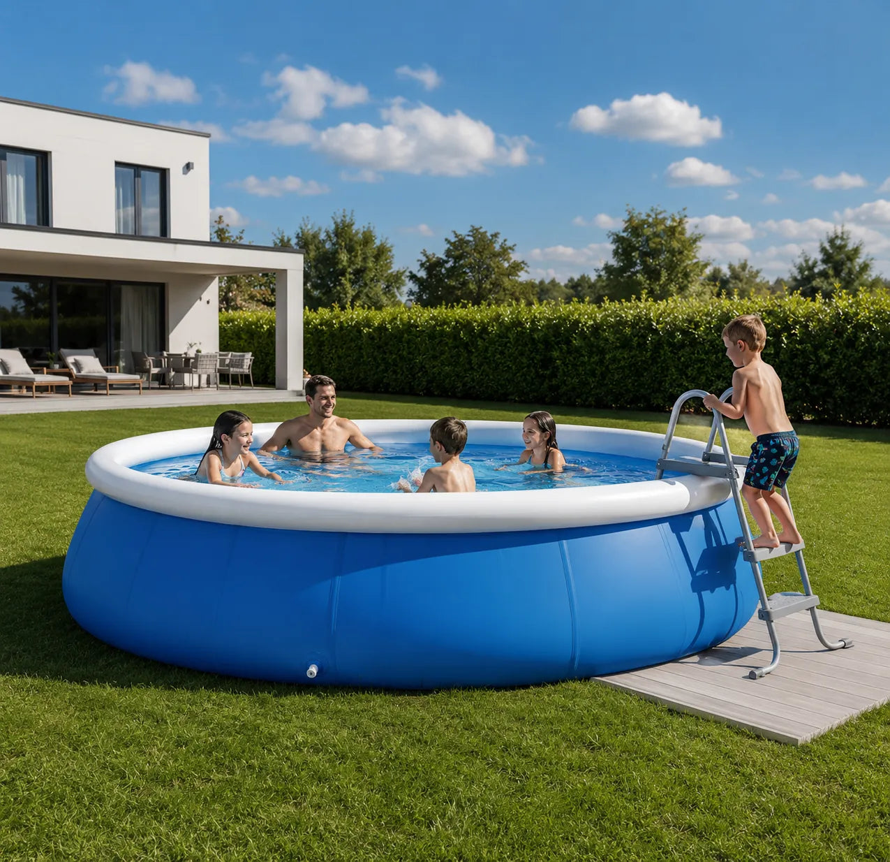 Frei Splash – Aufblasbarer Aufstellpool für Garten & Terrasse