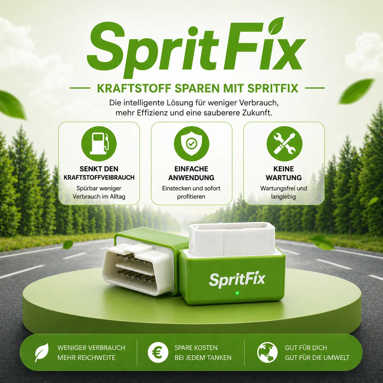 SpritFix - Riduce il consumo di carburante di ogni auto fino al 50%