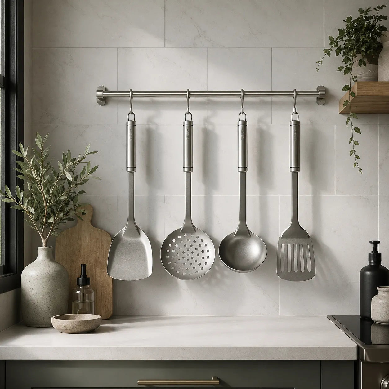 TitanPur Utensilien-Set zum Kochen und Grillen