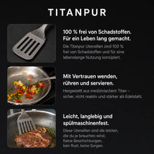 Lade das Bild in den Galerie-Viewer, TitanPur Utensilien-Set zum Kochen und Grillen
