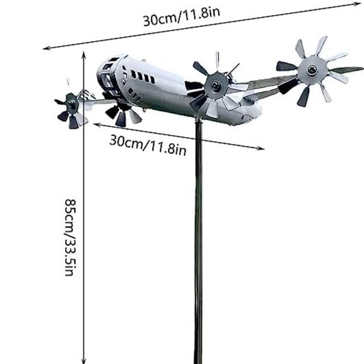 Handgefertigte B-29 Superfortress Flugzeugwindmühle