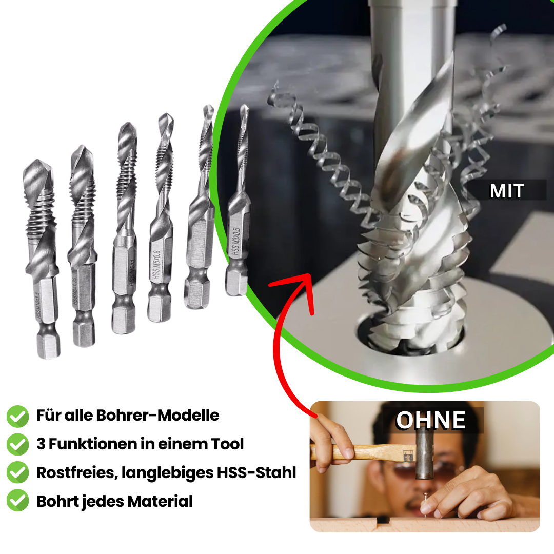Set 6 MasterDrill - Le punte definitive per i lavori di foratura più impegnativi