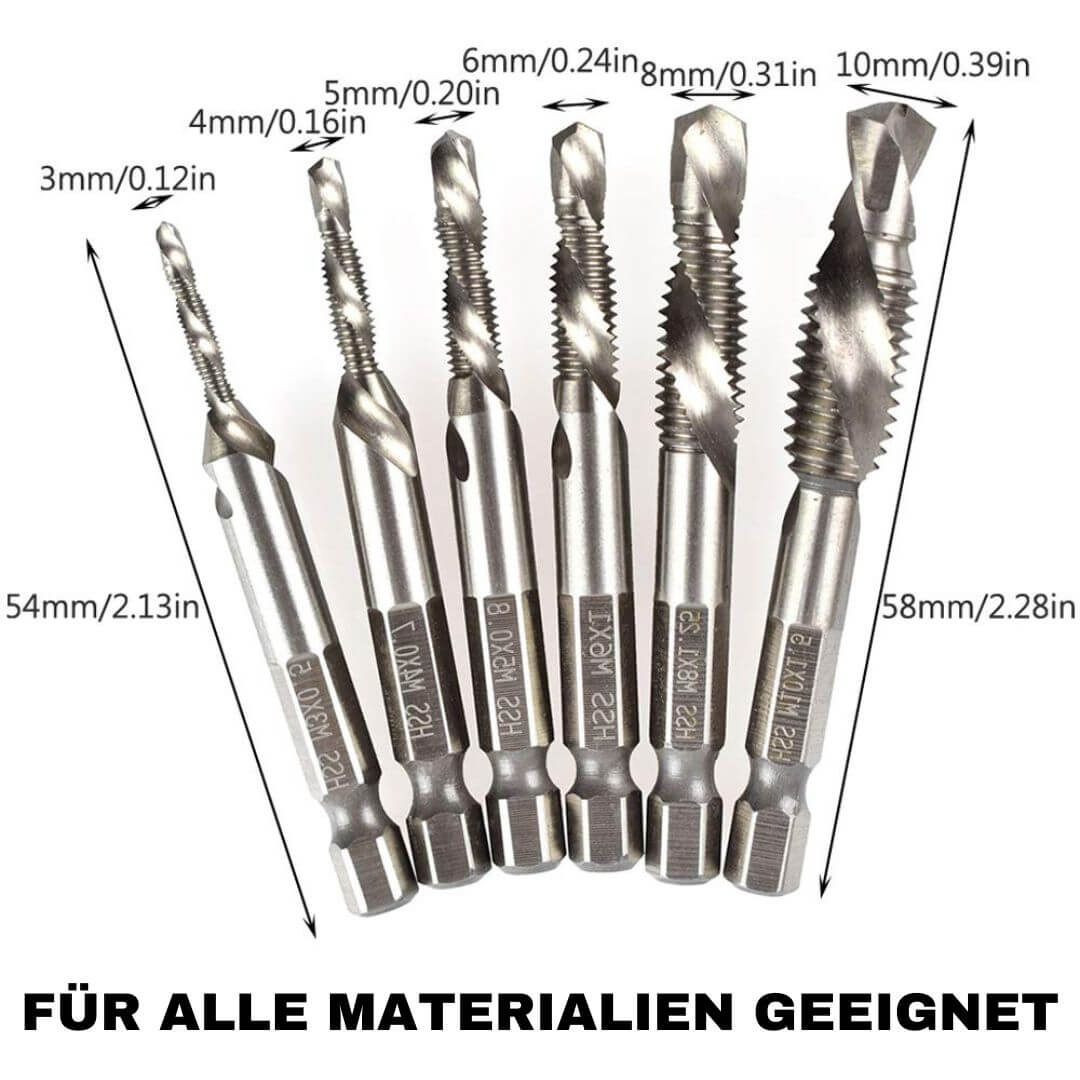 Set 6 MasterDrill - Le punte definitive per i lavori di foratura più impegnativi